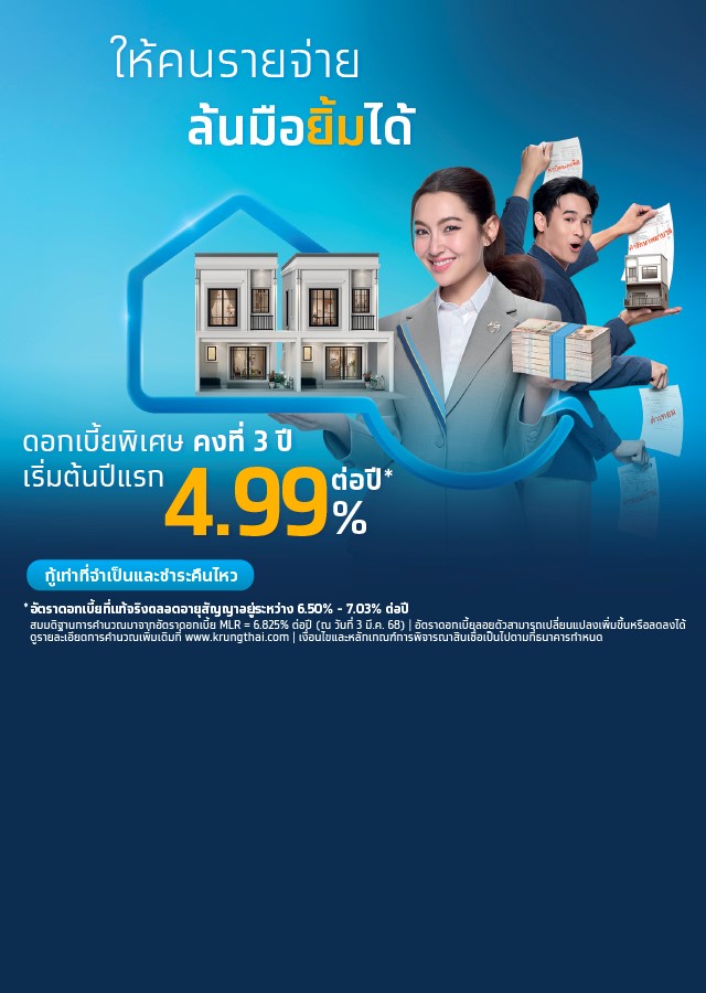 สินเชื่อกรุงไทยบ้านแลกเงิน